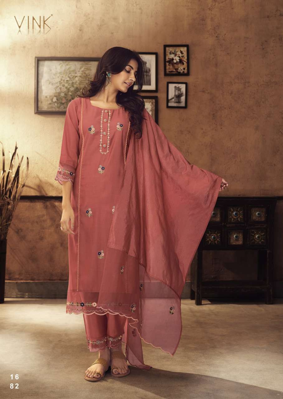 Vink- Ivy-3-chinnon-embroidery-work-long-kurti-chinnon-fancy-pant-organza-kota-doria-dupatta-1682